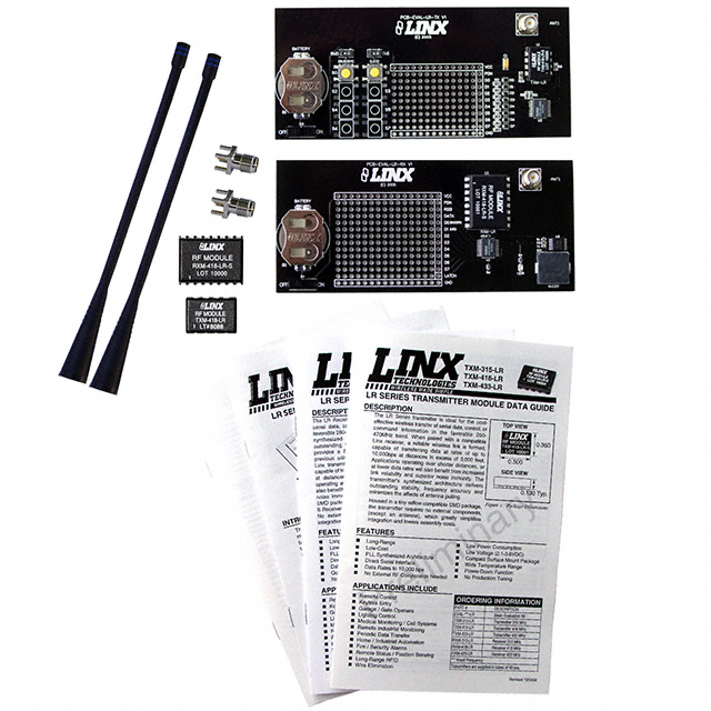 EVAL-433-LR Linx Technologies Inc.  Cartes de kits d'évaluation et de développement RF